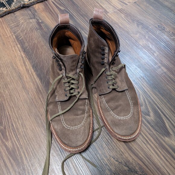 suede Alden Indy boots for J.Crew men's 10D - Picture 1 of 6